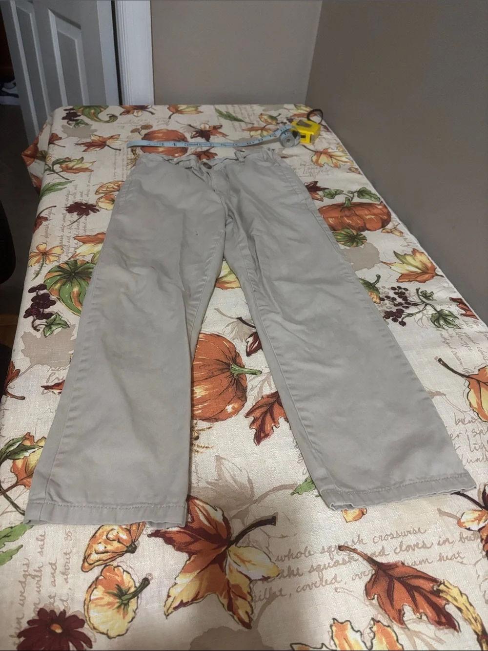 Khaki/Tan Straight Leg Pants